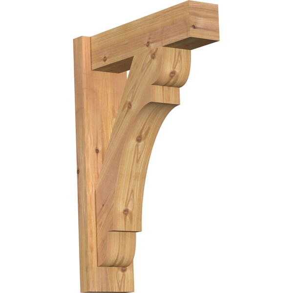 Ekena Millwork Olympic Block Smooth Outlooker, Western Red Cedar, 5 1/2"W x 18"D x 26"H OUT06X18X26OLY05SWR - main